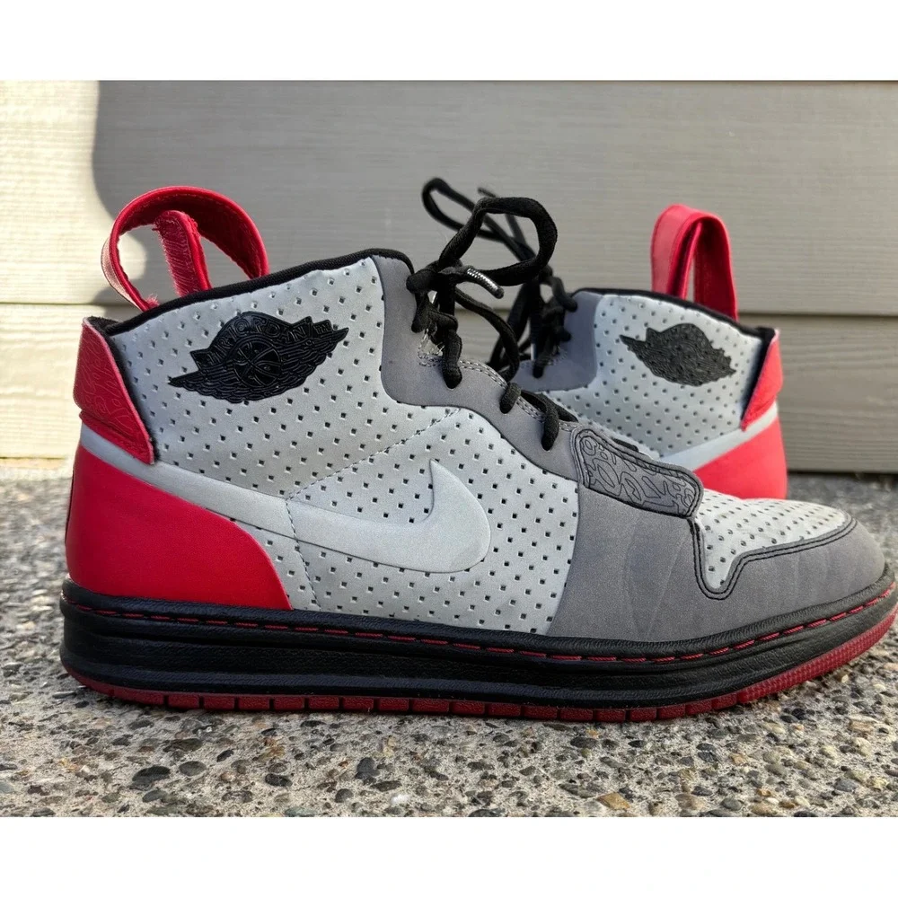 Nike Air‎ Jordan 1 Alpha Shoes Men's Size 10.5 Basketball 407489-001 Varsity Red